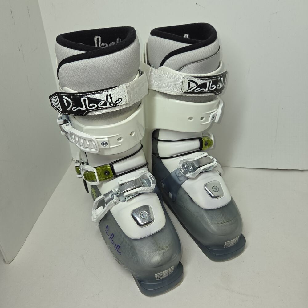 Dalbello Storm Ski Boots Womens Sz 7 White Made in Italy Skiing Snowing Snow - Picture 4 of 16